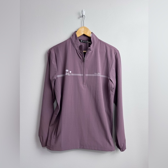 Travis Mathew UNEXPECTED SURPRISE QUARTER ZIP NWT Small - Picture 5 of 8